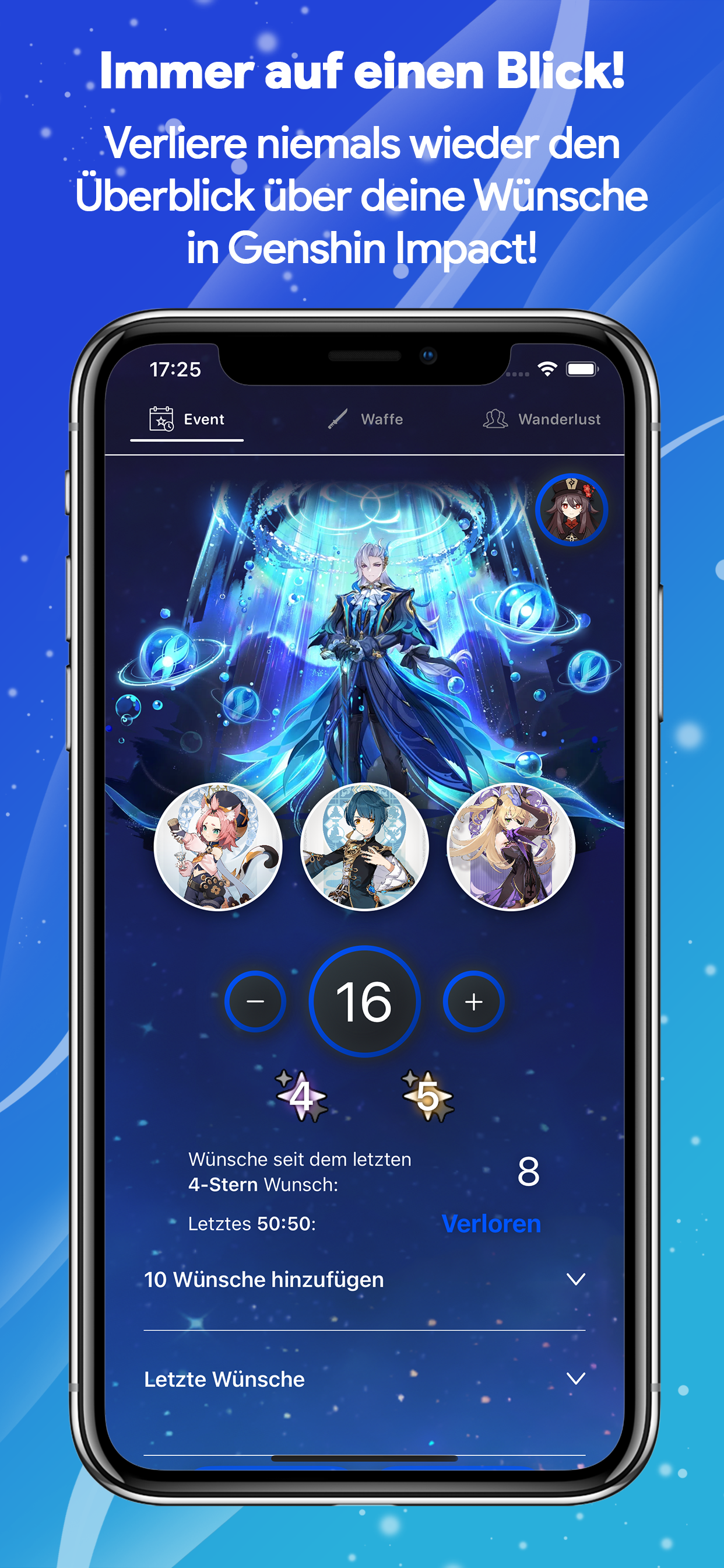 Charakter-Banner